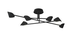Capuccina Black Ceiling Lights Mantra Semi Flush Fittings